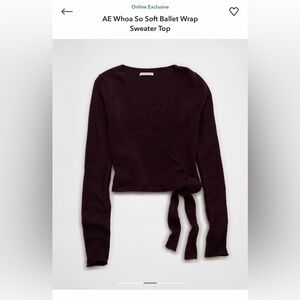 AE Wrap Sweater XXS